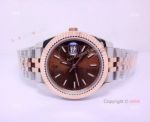 Copy Rolex Datejust II Jubilee  2T Rose Gold Chocolate Dial Watch_th.jpg